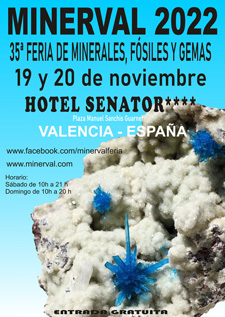  MINERVAl 2022. 35ª Feria de Minerales, Fósiles y Gemas