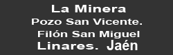 La Minera. Pozo San Vicente. Filón San Miguel. Linares, Jaén