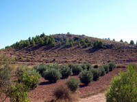Afloramiento del Keuper, Casas de Ves, Comarca La Manchuela, Albacete         